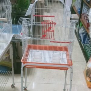 Medium Bird Cage with Stand – Spacious & Portable Design
