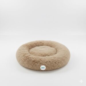 Luxurious Calming Fluffy Donut Pet Bed