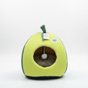 This Cozy Avocado Pet Cave Bed